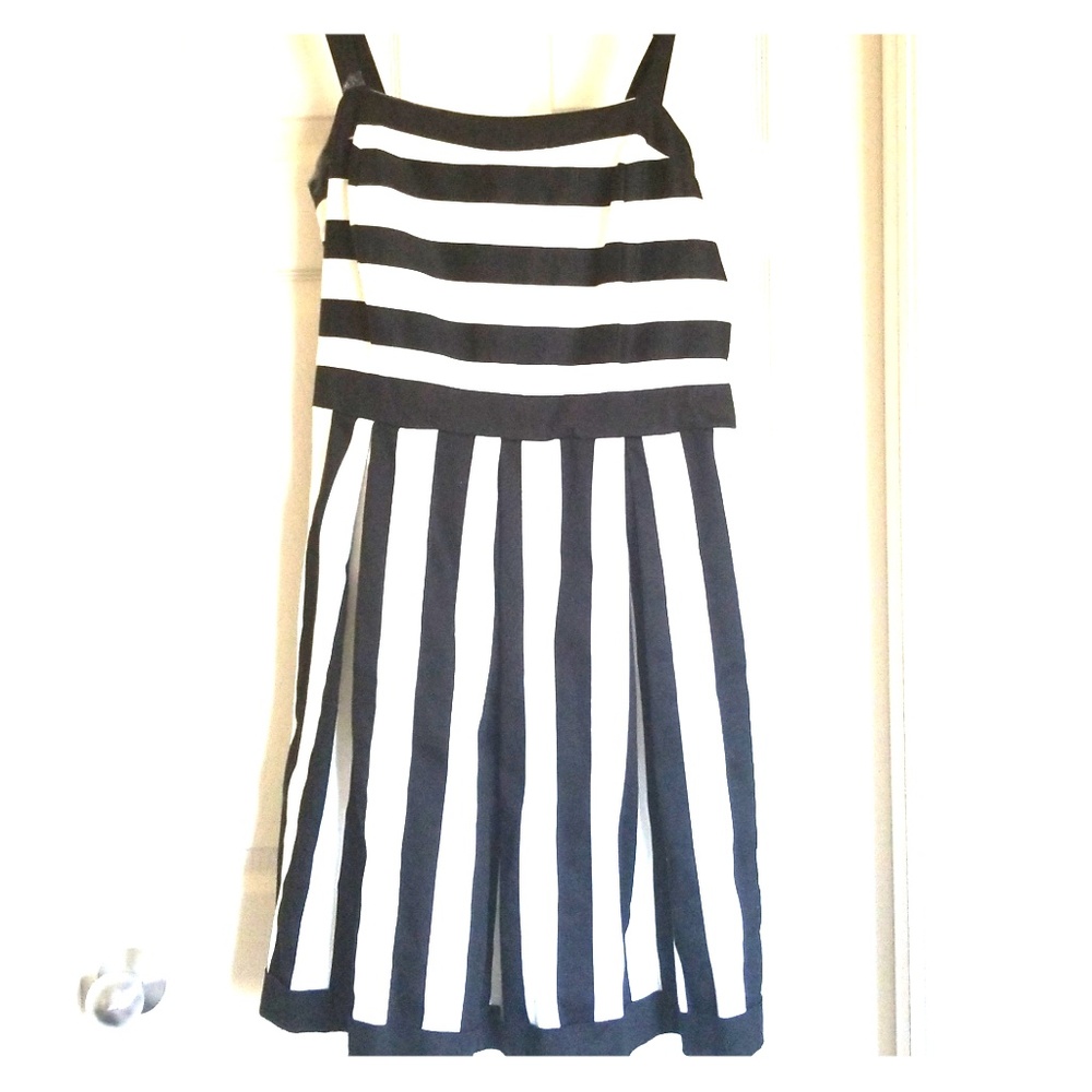 Black & White Striped Dress